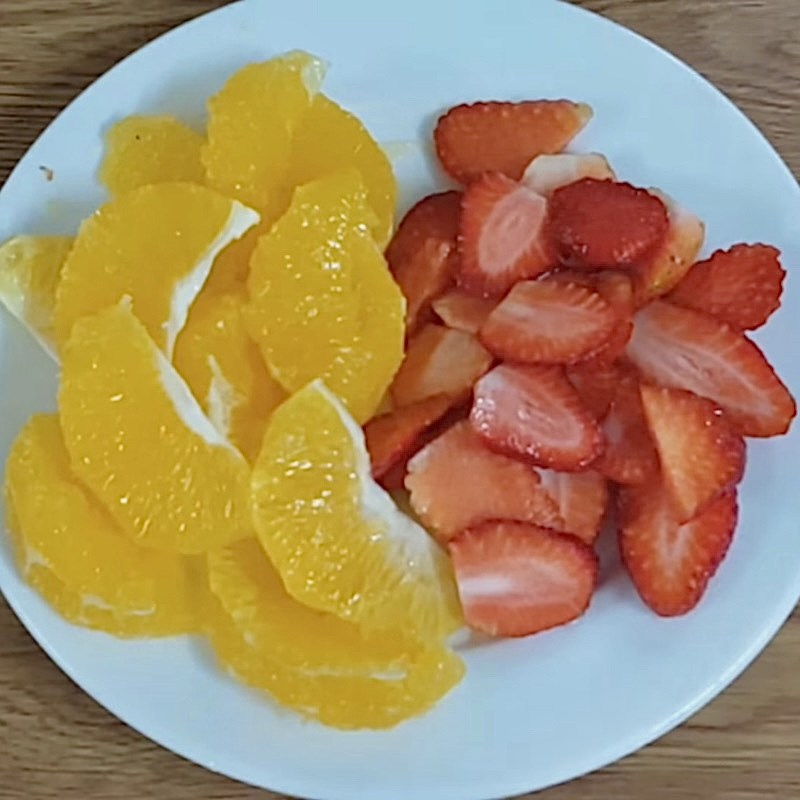 Bước 4 Sơ chế trái cây Sữa chua dẻo trái cây