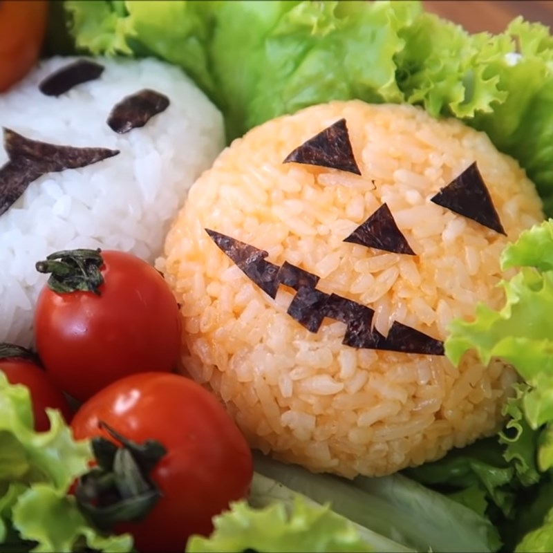 Bước 6 Thành phẩm Halloween bento