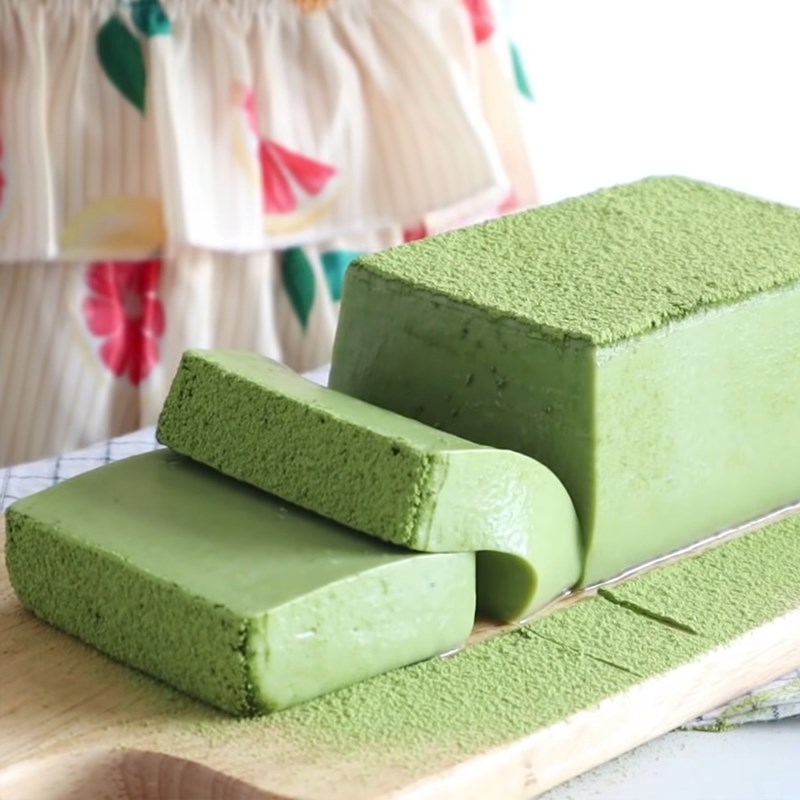 Bước 5 Thành phẩm Pudding matcha không cần gelatin