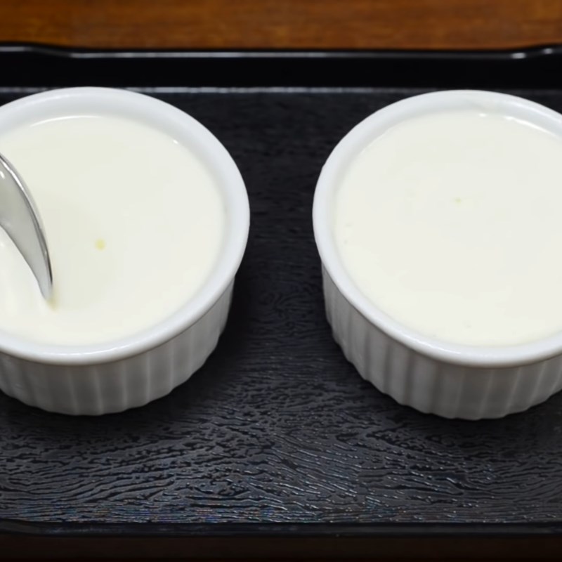 Bước 4 Thành phẩm Sữa chua bằng sữa bột không cần sữa chua cái