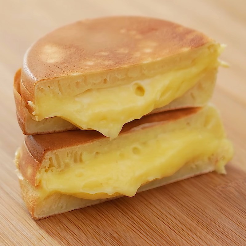 Bước 5 Thành phẩm Bánh kếp trứng sữa