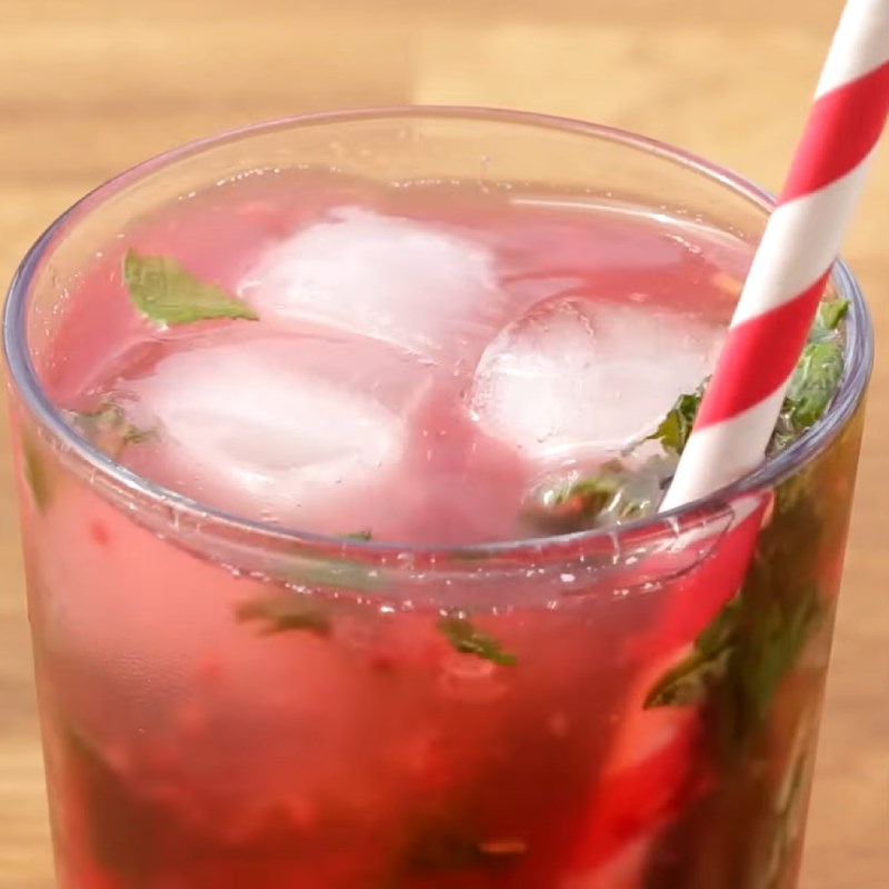 Bước 4 Thành phẩm Mojito phúc bồn tử