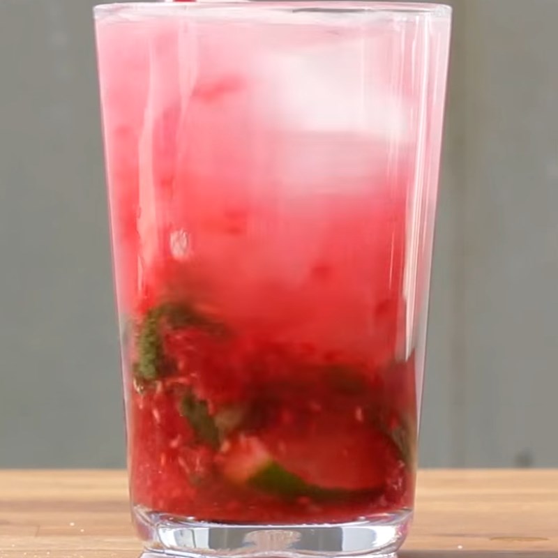 Bước 4 Thành phẩm Mojito phúc bồn tử