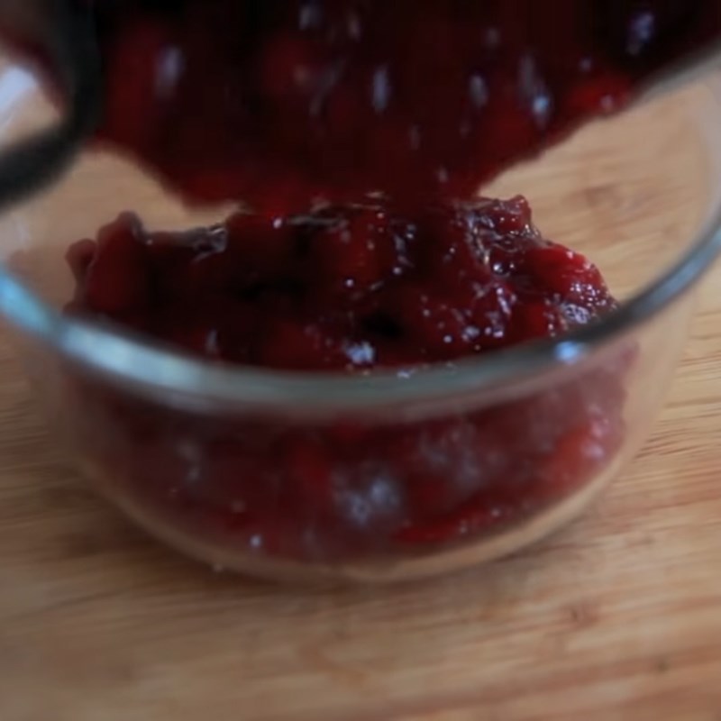 Bước 3 Thành phẩm Sốt cranberry với nước ép trái cây