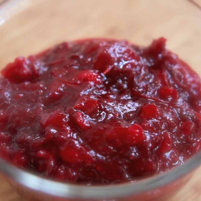 Bước 3 Thành phẩm Sốt cranberry với nước ép trái cây
