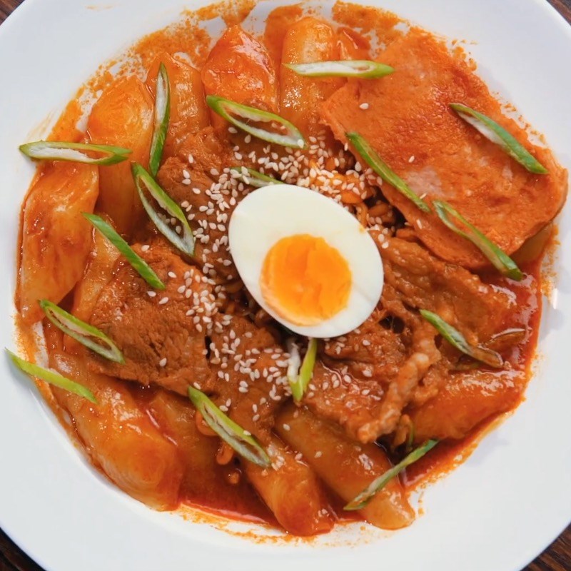 Bước 5 Thành phẩm Tokbokki bằng bánh tráng - Bách hóa XANH