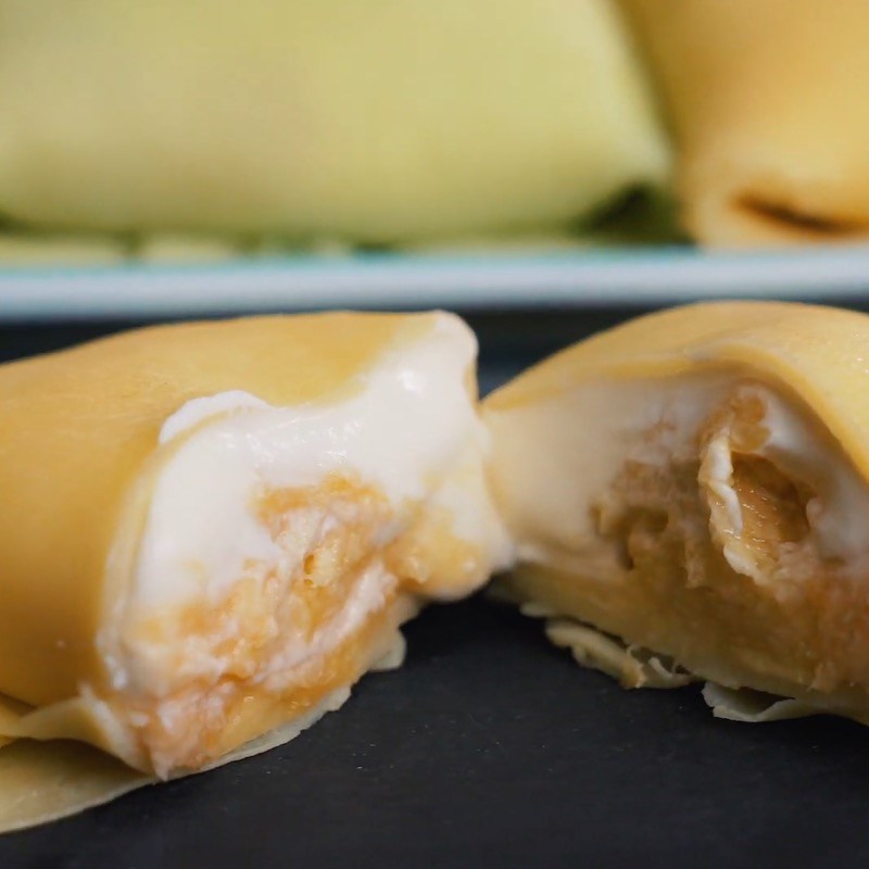 Bước 7 Thành phẩm Bánh Crepe sầu riêng