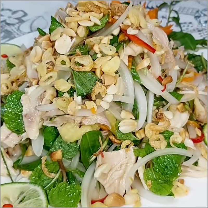 Bước 5 Thành phẩm Nộm gà xé phay