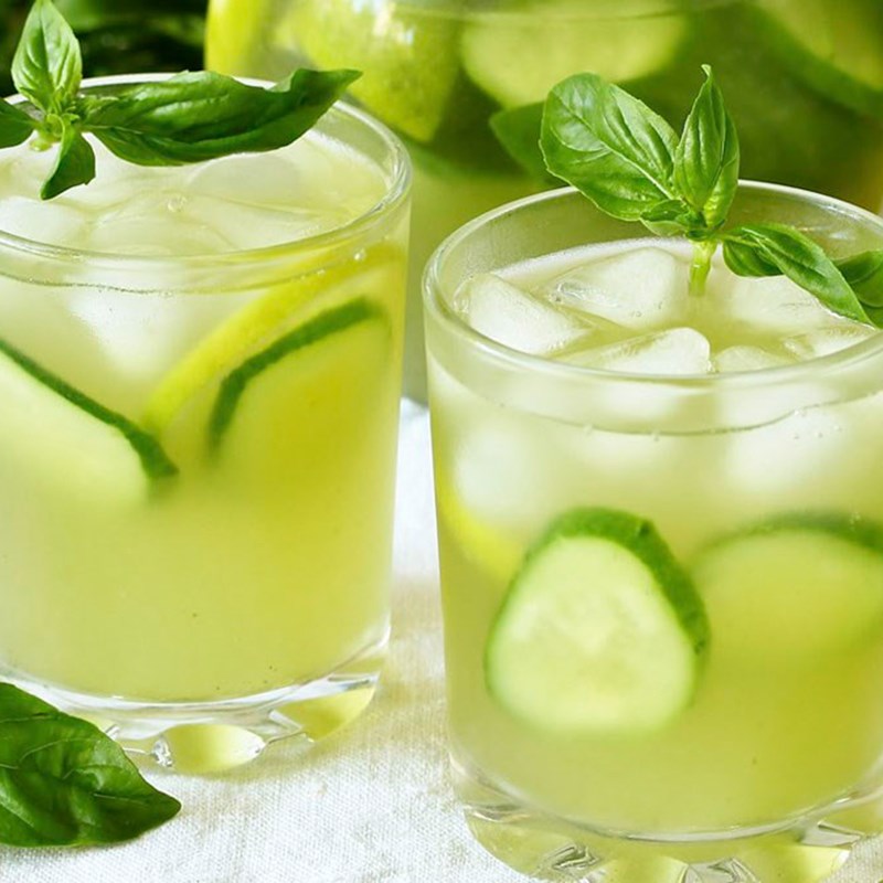 Bước 3 Thành phẩm Nước ép dưa leo bạc hà