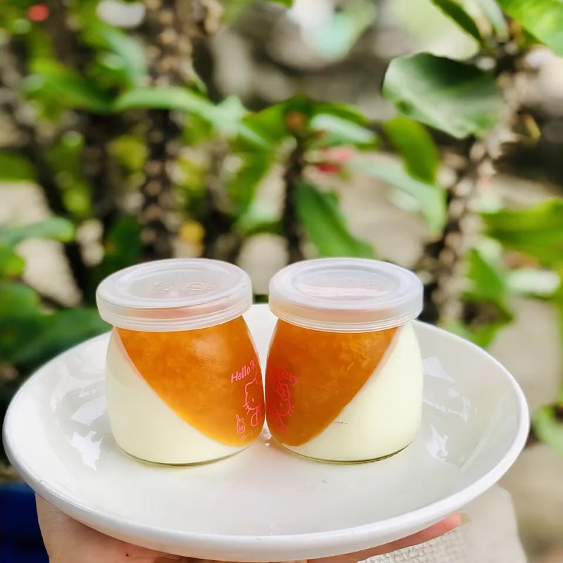 Bước 6 Thành phẩm Pudding cam