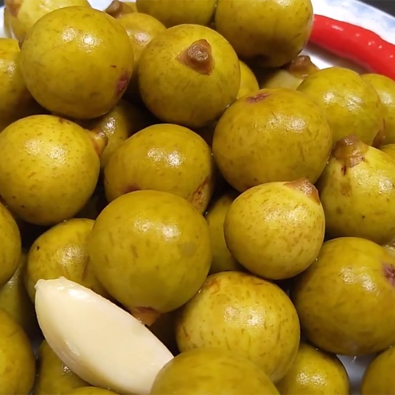 Bước 4 Thành phẩm Sung ngâm mắm tỏi ớt
