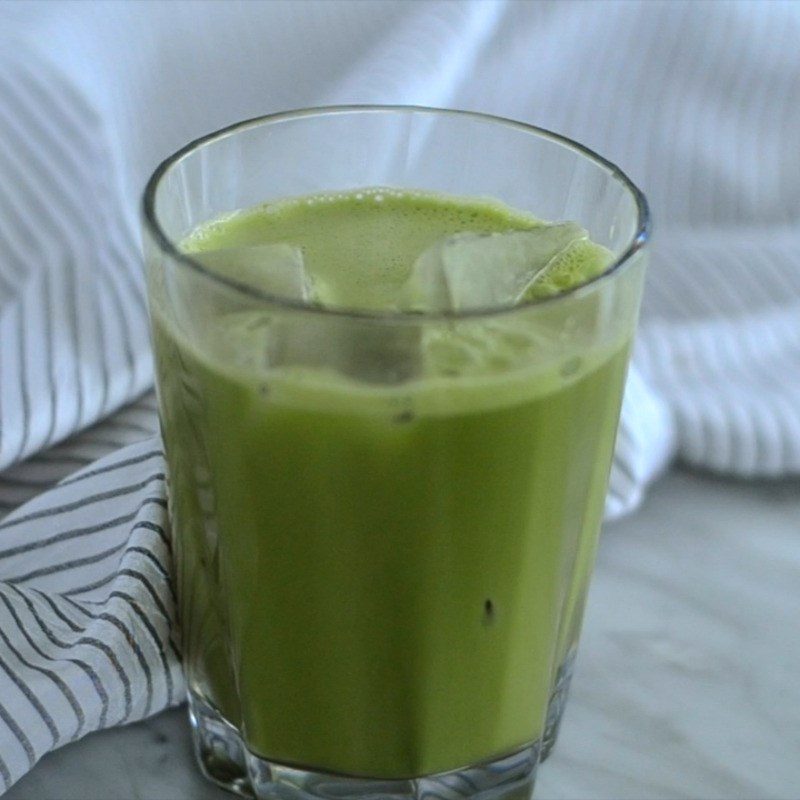 Bước 3 Thành phẩm Matcha dừa