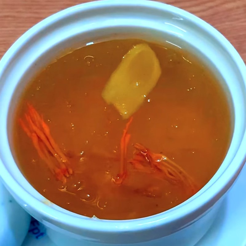 Bước 4 Thành phẩm Tổ yến chưng đông trùng hạ thảo