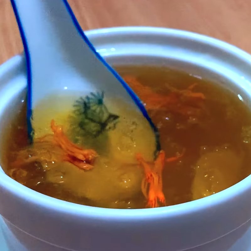 Bước 4 Thành phẩm Tổ yến chưng đông trùng hạ thảo