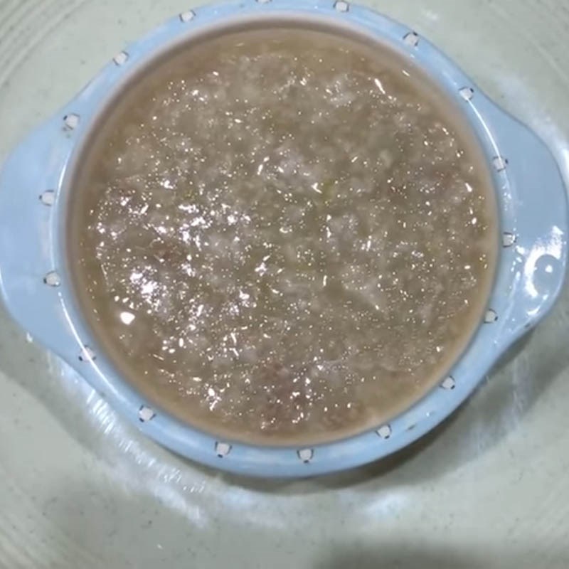 Bước 4 Thành phẩm Cháo thịt bò bí xanh