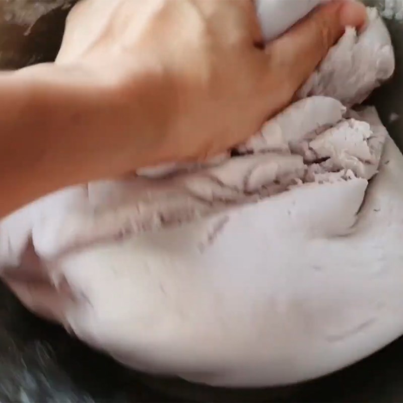 Bước 3 Trộn bột bánh quy Bánh Quy khoai lang tím
