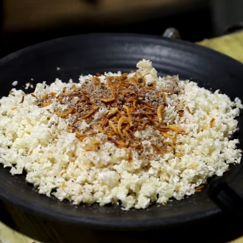 Bước 4 Trộn cháo gói Bò rang muối
