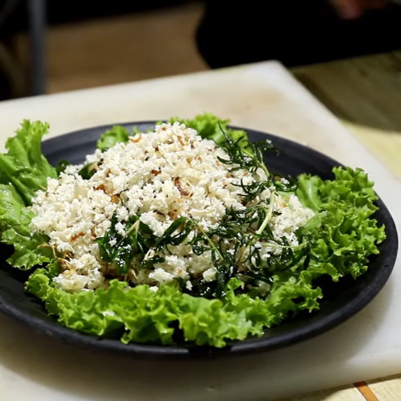 Bước 4 Trộn cháo gói Bò rang muối