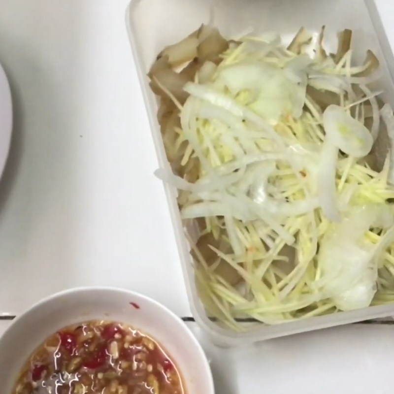 Bước 6 Trộn gỏi Da bò trộn chua ngọt