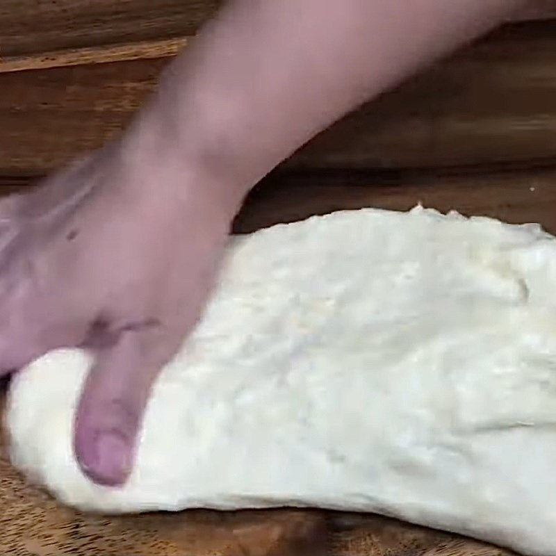 Bước 2 Trộn và ủ bột bánh Bánh mì ngọt nhân đậu xanh nướng
