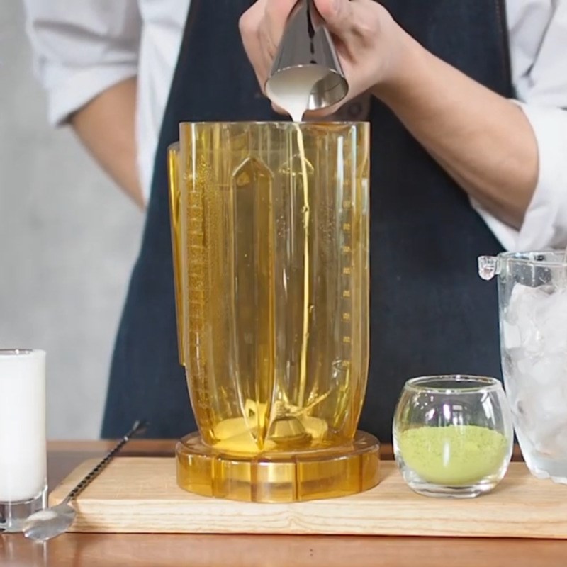 Bước 1 Xay matcha cốt dừa Matcha cốt dừa