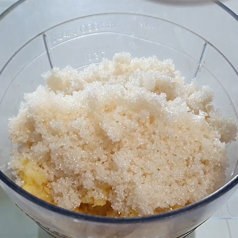 Bước 4 Xay nhuyễn nhân đậu xanh Bánh Quy khoai lang tím