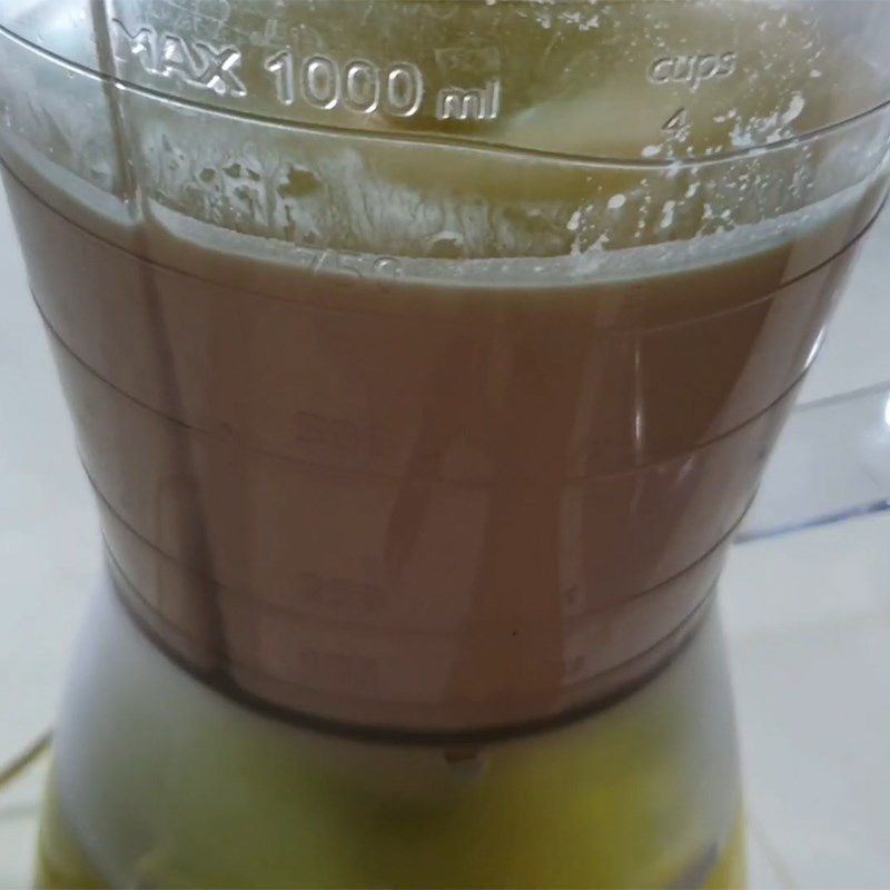 Bước 4 Xay nhuyễn nhân đậu xanh Bánh Quy khoai lang tím