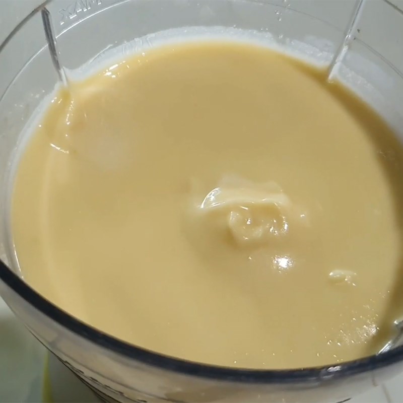 Bước 4 Xay nhuyễn nhân đậu xanh Bánh Quy khoai lang tím