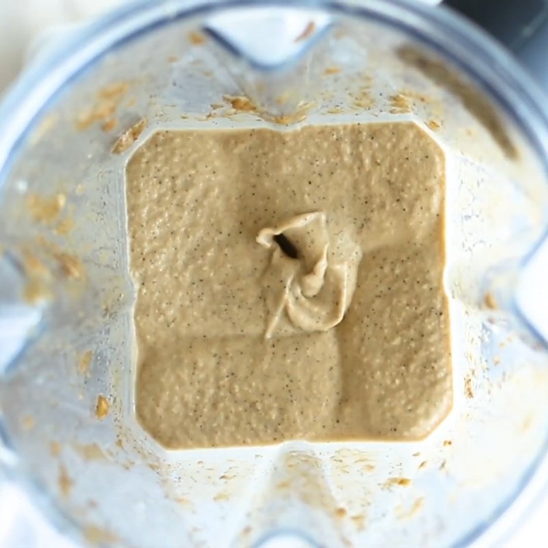 Bước 1 Xay sinh tố chuối bơ đậu phộng cà phê Sinh tố chuối bơ đậu phộng cà phê