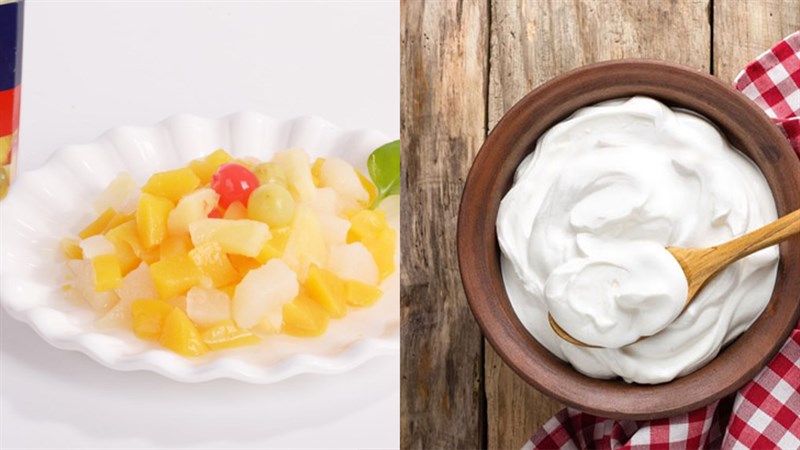 Nguyên liệu món ăn kem cocktail