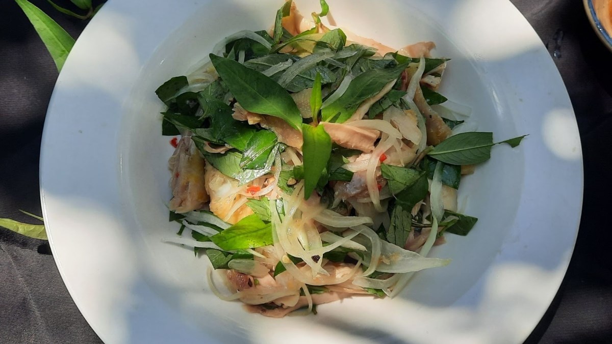 Hướng dẫn Cách làm gỏi gà xé rau răm món salad truyền thống của Việt Nam