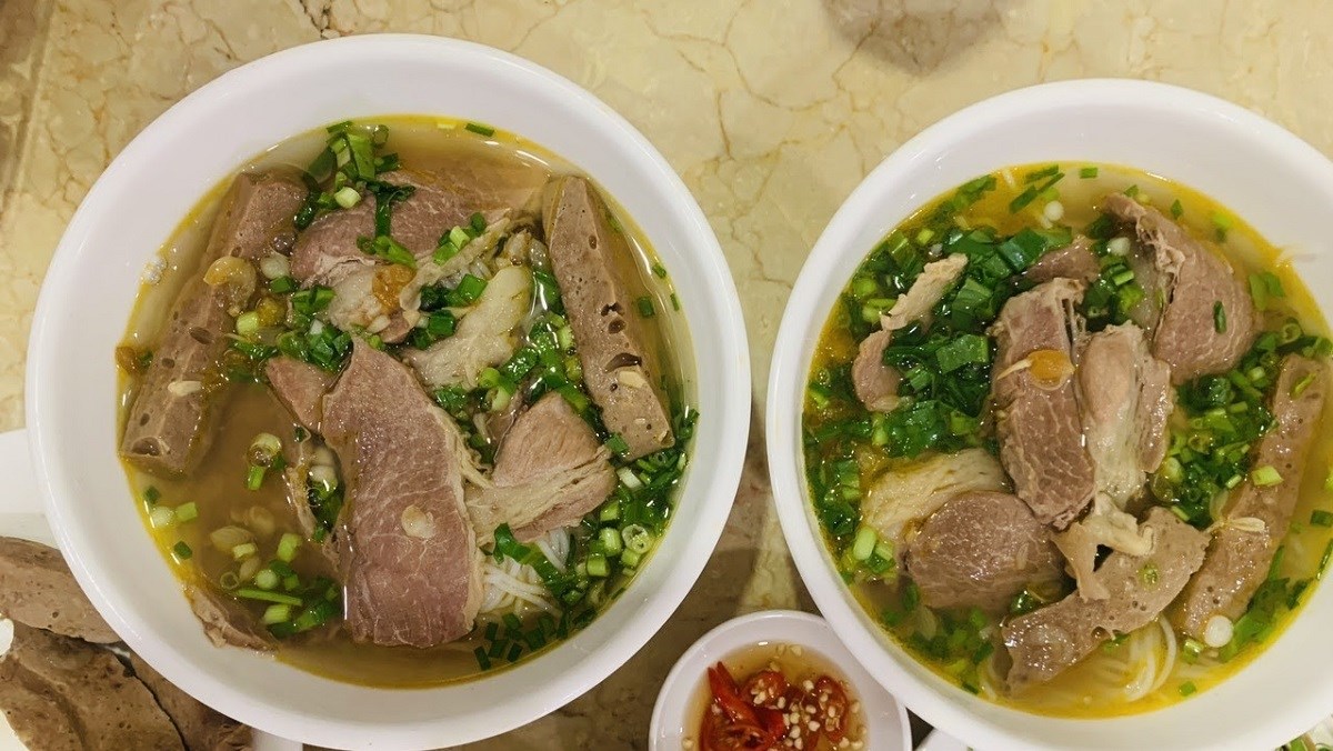 Bún nạm bò