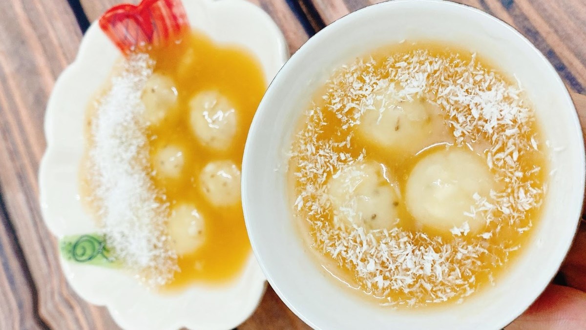 Chè sắn mochi