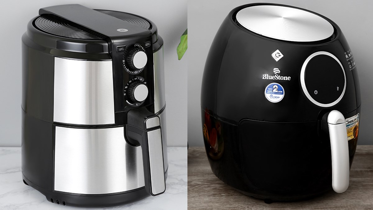 Nên mua nồi chiên không dầu cơ hay điện tử