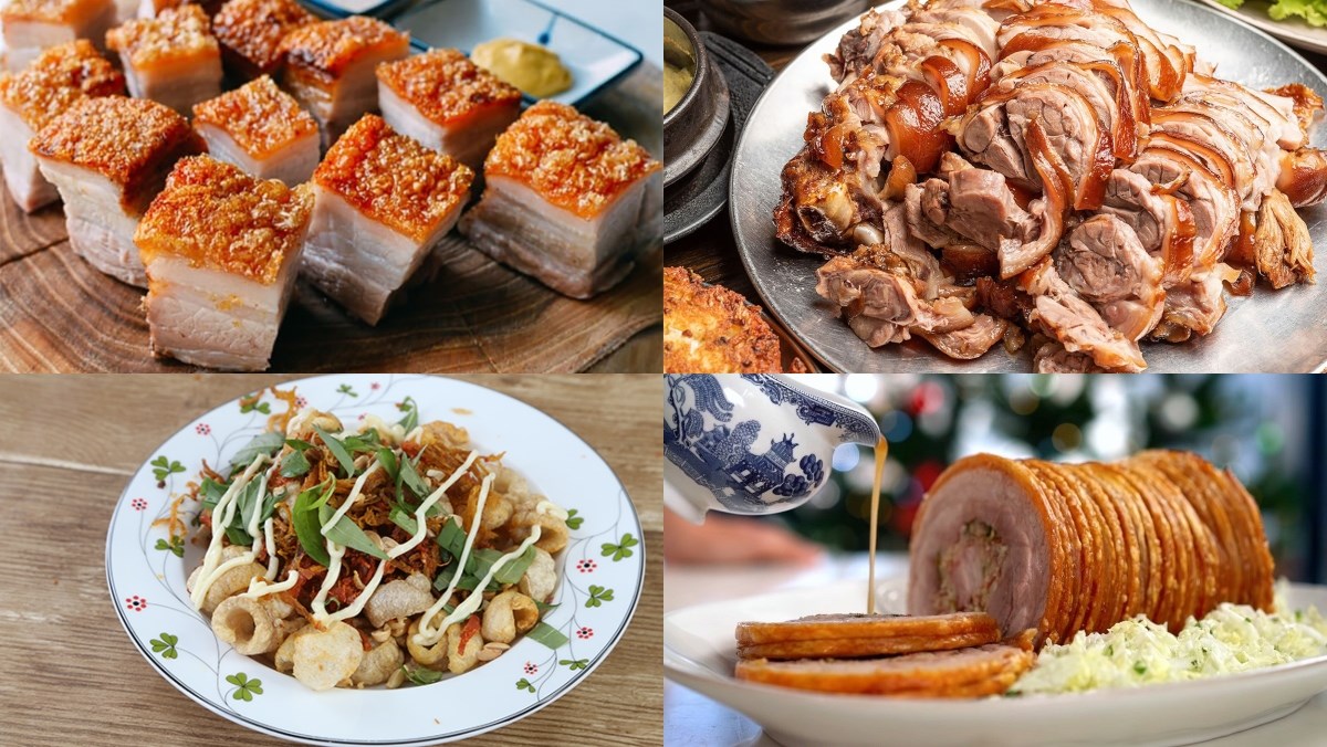 Nướng thịt heo bằng lò nướng