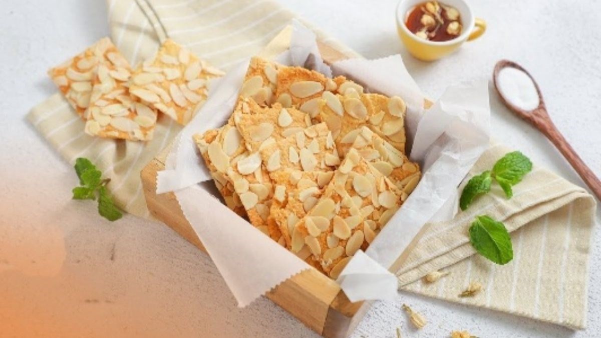 Bánh ngói hạnh nhân keto