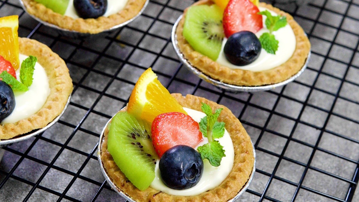 Bánh tart phô mai bằng nồi chiên không dầu