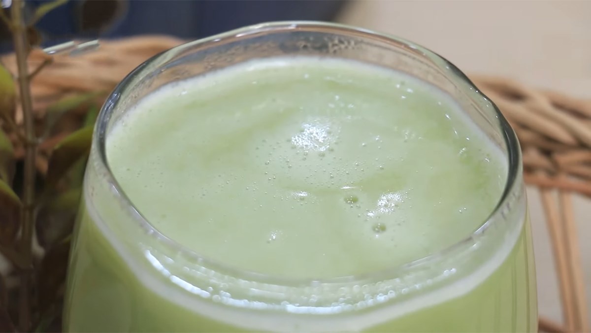 Sữa đậu xanh lá dứa cốt dừa