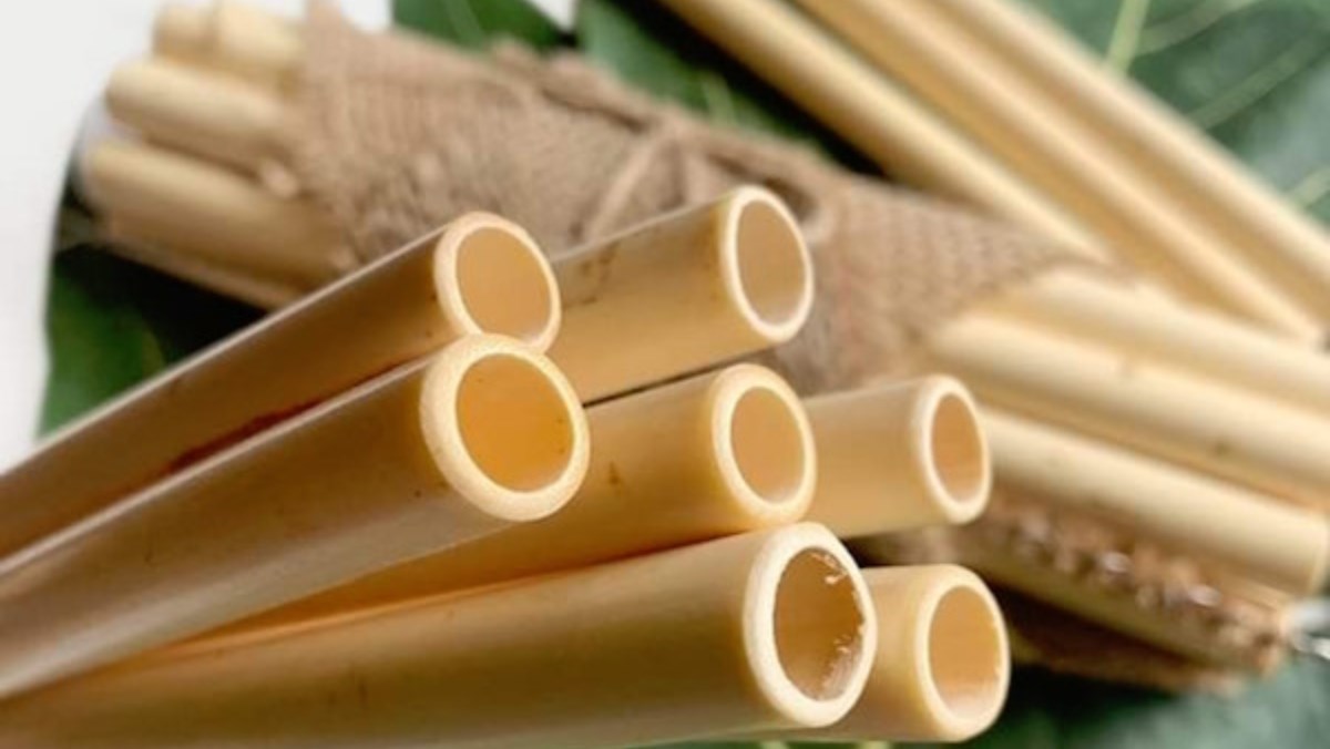 Cách làm ống hút tre