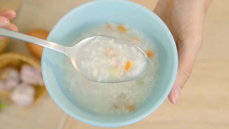 Th&agrave;nh phẩm ch&aacute;o được nấu bằng nồi cơm điện tử Cuckoo CR-1020F