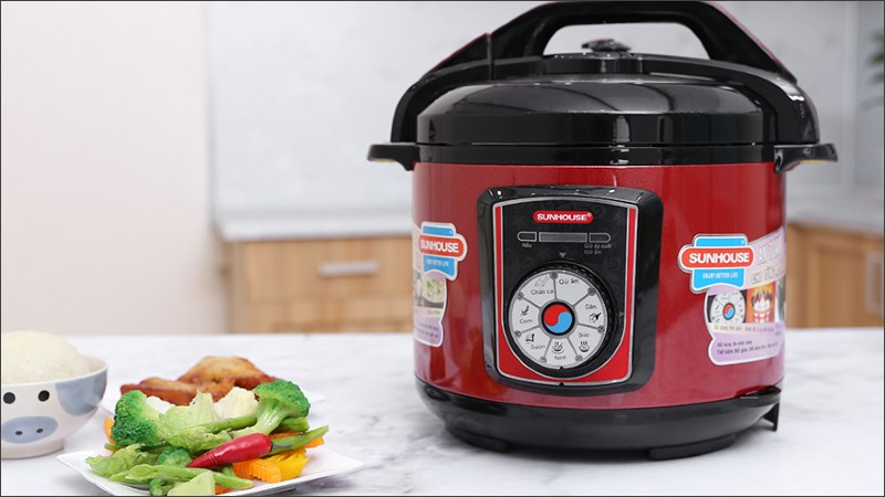 Nồi &aacute;p suất điện Sunhouse SHD1755 5 l&iacute;t