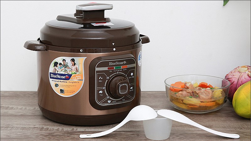 Th&ocirc;ng số kỹ thuật Nồi &aacute;p suất điện Bluestone PCB-5629 5 l&iacute;t