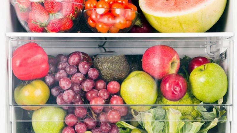 Lưu ý khi bảo quản trái cây và rau củ trong tủ lạnh