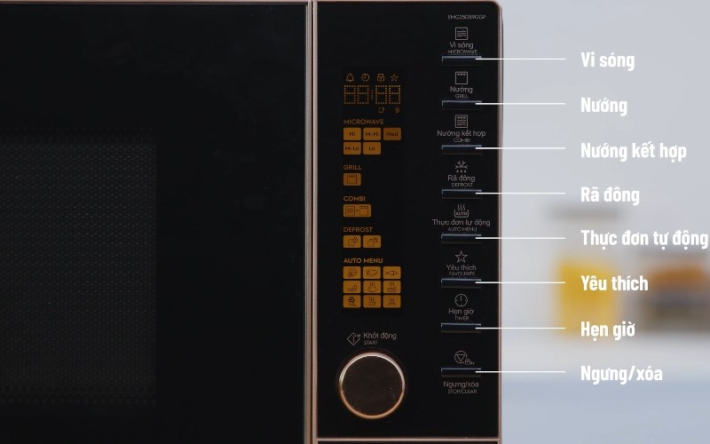 Ưu điểm của lò vi sóng có nướng Electrolux 25 lít