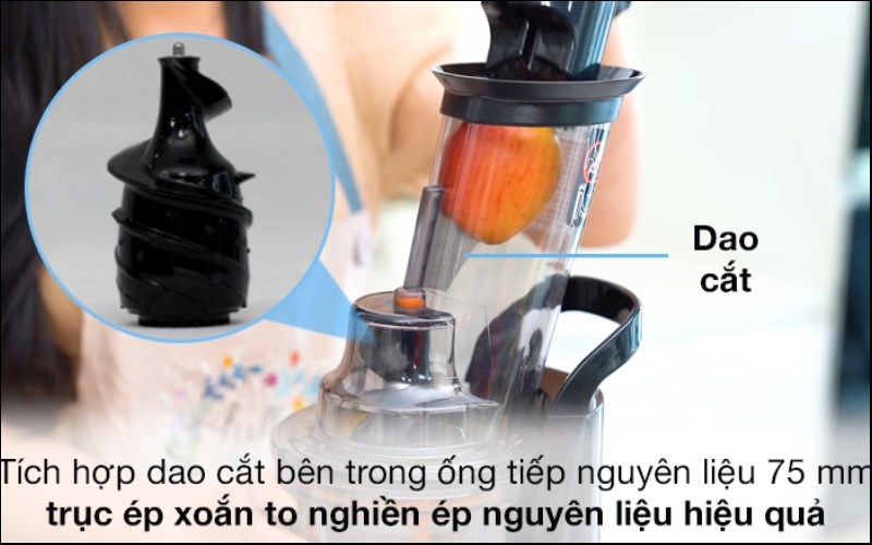 Ưu điểm của máy ép chậm Kalite KL 565 