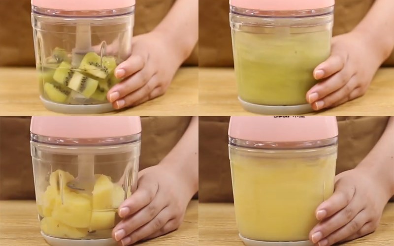 Cách sử dụng máy xay ăn dặm Bear để làm các món ăn dặm
