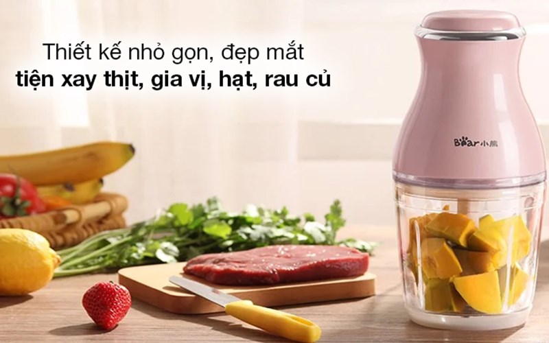 Chức năng của máy xay ăn dặm Bear khi dùng để xay đồ ăn dặm cho bé