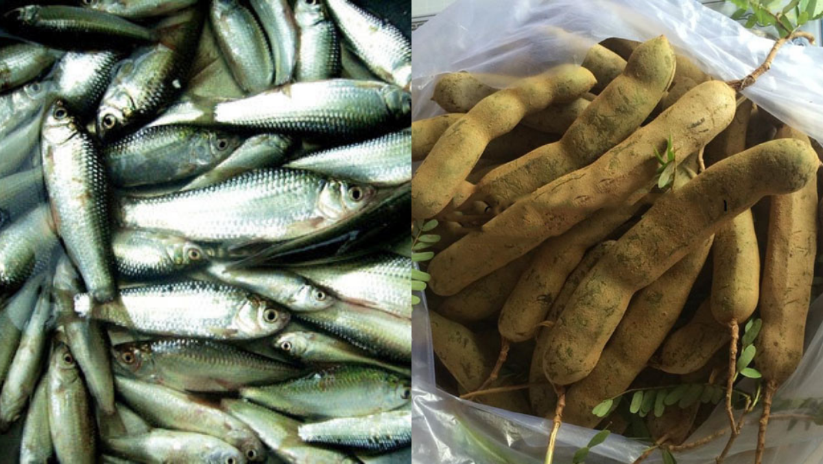 Nguyên liệu món ăn cá linh kho me