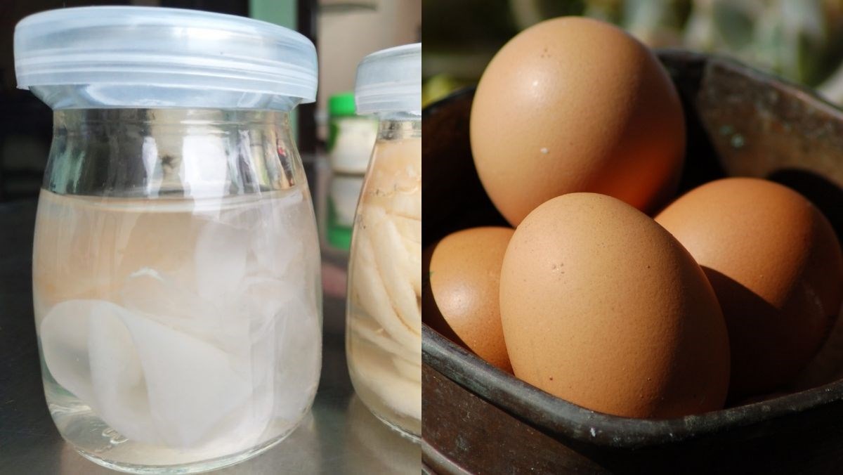 Nguyên liệu luộc trứng với giấm
