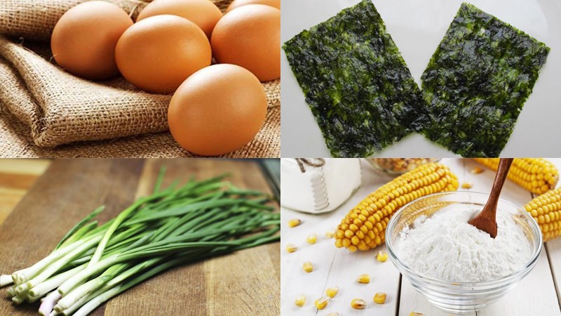 Nguyên liệu món ăn súp trứng